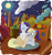 Size: 900x951 | Tagged: safe, artist:leavingcrow, derpy hooves, rarity, pegasus, pony, unicorn, blanket, duo, eyes closed, female, mare