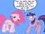 Size: 960x720 | Tagged: safe, artist:mental-mischief, derpibooru import, pinkie pie, twilight sparkle, earth pony, pony, g3, too many pinkie pies, comic, do not want, face, g4 to g3, generation leap, horror, pinkie blind, pinkie's silly face