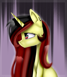 Size: 1024x1172 | Tagged: safe, artist:millyrovenge13, oc, oc only, oc:star merry, pony, unicorn, bust, female, mare, portrait, solo