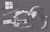 Size: 1280x812 | Tagged: safe, artist:pabbley, applejack, earth pony, pony, alarm clock, annoyed, clock, grayscale, monochrome, solo, tired