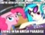 Size: 426x334 | Tagged: safe, derpibooru import, dj pon-3, pinkie pie, vinyl scratch, earth pony, pony, unicorn, testing testing 1-2-3, amish paradise, image macro, meme, rapper pie, song reference, weird al yankovic