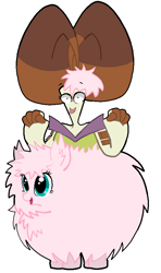 Size: 546x923 | Tagged: safe, artist:sketchbookoap, oc, oc only, oc:fluffle puff, caline, non-mlp oc, the neverhood