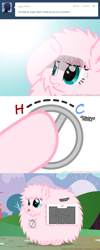 Size: 650x1624 | Tagged: safe, artist:mixermike622, oc, oc only, oc:fluffle puff, fluffy, lip bite, tumblr:ask fluffle puff