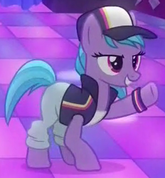 Size: 318x342 | Tagged: safe, screencap, azure velour, pony, the saddle row review, cropped, solo