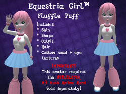 Size: 1602x1200 | Tagged: safe, oc, oc only, oc:fluffle puff, equestria girls, avatar, humanized, second life