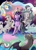 Size: 1200x1675 | Tagged: safe, artist:stepandy, applejack, discord, fluttershy, pinkie pie, princess celestia, rainbow dash, rarity, twilight sparkle, unicorn twilight, alicorn, classical unicorn, draconequus, earth pony, pegasus, pony, unicorn, comic:mark of chaos, the return of harmony, big crown thingy, cloud, cloven hooves, cotton candy, cotton candy cloud, cowboy hat, crying, discorded, discorded twilight, eyes closed, eyeshadow, fangs, female, flutterbitch, food, greedity, hat, jewelry, leonine tail, liarjack, makeup, male, mane six, mare, meanie pie, open mouth, rainbow ditch, regalia, sad, sadlestia, smiling, stetson, unshorn fetlocks