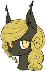 Size: 654x1012 | Tagged: safe, artist:tilling-tan, oc, oc only, oc:black mambo, bat pony, pony, lidded eyes, solo