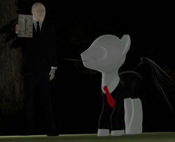 Size: 863x700 | Tagged: safe, artist:php74, slendermane, 3d, crossover, gmod, inhuman ponidox, slender, slenderman, slenderpony, unhuman ponidox