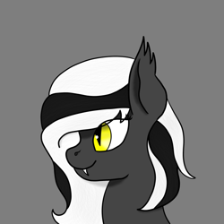 Size: 640x640 | Tagged: safe, artist:thunderboltgrimdark, oc, oc only, oc:thunderbolt, bat pony, pony, solo