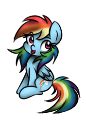 Size: 1000x1414 | Tagged: safe, artist:danger-dashz, rainbow dash, pegasus, pony, cute, female, mare, simple background, solo, transparent background