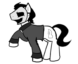 Size: 600x500 | Tagged: safe, artist:ressq, ponified, slenderman, solo, swain, the collective, tribetwelve