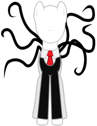 Size: 3100x4000 | Tagged: safe, artist:tomfraggle, slendermane, pony, crossover, ponified, simple background, slenderman, slenderpony, solo, transparent background