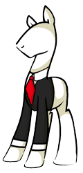 Size: 512x1068 | Tagged: safe, artist:pepooni, slendermane, pony, ponified, slenderman, slenderpony