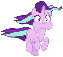 Size: 7700x7000 | Tagged: safe, artist:tardifice, starlight glimmer, pony, unicorn, every little thing she does, absurd resolution, floating, holding breath, puffy cheeks, simple background, solo, transparent background, vector