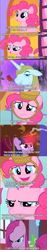 Size: 496x2661 | Tagged: safe, derpibooru import, pinkie pie, prince blueblood, twilight sparkle, earth pony, pony, chara, jerry, pinkamena diane pie, sans (undertale), spoilers for another series, undertale