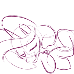 Size: 700x700 | Tagged: safe, artist:goat train, princess celestia, human, pony, eyes closed, giant pony, giantess, giantlestia, macro, monochrome, sketch, sleeping, smiling, solo