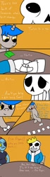 Size: 366x1280 | Tagged: safe, artist:spritepony, oc, crossover, papyrus (undertale), poker, pun, sans (undertale), undertale, undyne