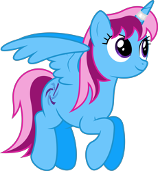 Size: 6400x6964 | Tagged: safe, artist:parclytaxel, oc, oc only, oc:parcly taxel, alicorn, pony, .svg available, absurd resolution, alicorn oc, cutie mark, flying, horn ring, simple background, smiling, solo, transparent background, vector