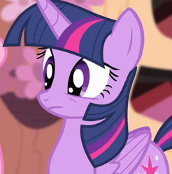 Size: 564x573 | Tagged: safe, screencap, twilight sparkle, twilight sparkle (alicorn), alicorn, pony, bats!, cropped, solo