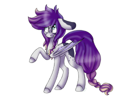 Size: 2700x2200 | Tagged: safe, artist:immagoddampony, oc, oc only, bat pony, pony, high res, raised hoof, simple background, solo, transparent background