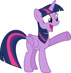 Size: 1062x1080 | Tagged: safe, artist:iknowpony, twilight sparkle, twilight sparkle (alicorn), alicorn, pony, top bolt, .svg available, consider the following, cutie mark, female, folded wings, hooves, horn, mare, open mouth, simple background, smiling, solo, transparent background, vector, wings
