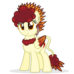 Size: 7000x7000 | Tagged: safe, artist:besttubahorse, oc, oc only, oc:chimie changa, hybrid, absurd resolution, ear piercing, earring, feather, freckles, jewelry, pegaphoenix, piercing, simple background, smiling, solo, transparent background, vector