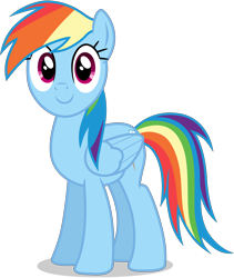 Size: 3750x4450 | Tagged: safe, artist:tomfraggle, rainbow dash, pegasus, pony, absurd resolution, simple background, smiling, solo, transparent background, vector