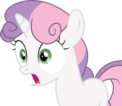 Size: 11942x10439 | Tagged: safe, artist:cyanlightning, sweetie belle, pony, unicorn, brotherhooves social, .svg available, absurd resolution, female, filly, shocked, simple background, solo, transparent background, vector