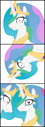 Size: 538x1497 | Tagged: safe, princess celestia, alicorn, pony, female, mare, princess molestia, self ponidox