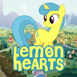 Size: 5000x5000 | Tagged: safe, artist:1nsp1r, lemon hearts, pony, absurd resolution, giant pony, macro, solo