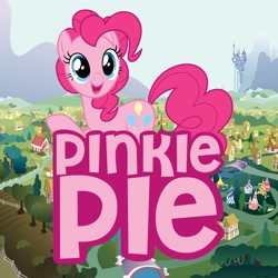 Size: 5000x5000 | Tagged: safe, artist:1nsp1r, pinkie pie, earth pony, pony, absurd resolution, giant pony, macro, solo