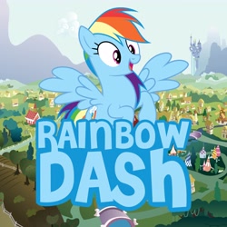 Size: 5000x5000 | Tagged: safe, artist:1nsp1r, rainbow dash, pegasus, pony, absurd resolution, giant pony, macro, solo