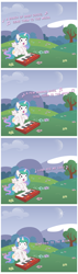 Size: 820x2900 | Tagged: safe, artist:broccolimeansfun, princess celestia, alicorn, pony, comic, cute, cutelestia, filly, parody, regular show, the power, to the moon, twinkle in the sky