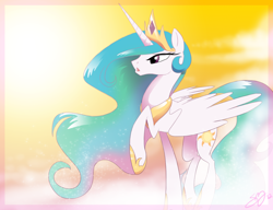 Size: 1280x985 | Tagged: safe, artist:probablyfakeblonde, princess celestia, alicorn, pony, female, mare, solo