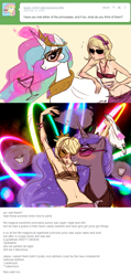 Size: 639x1347 | Tagged: safe, artist:emmy, princess celestia, princess luna, ask, ask roxy in ponyville, crossover, homestuck, roxy lalonde