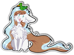 Size: 602x445 | Tagged: safe, artist:tenebristayga, oc, oc only, oc:waffles, duck, pegasus, pony, chest fluff, cute, long mane, simple background, solo, transparent background