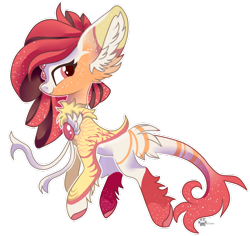 Size: 1024x965 | Tagged: safe, artist:nuryndork, oc, oc only, oc:sunset bright, original species, solo