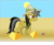 Size: 1502x1230 | Tagged: safe, artist:trohobo, ahuizotl, daring do, derpy hooves, pegasus, pony, africa, archeologist, bronze age, clothes, daring dorable, egypt, explorer, female, feminism, giant pony, growth, macro, mare, north africa, pith helmet, pyramid, shirt