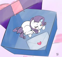 Size: 2313x2112 | Tagged: safe, artist:mrw32, rarity, pony, unicorn, blush sticker, blushing, cute, eyes closed, female, high res, mare, micro, missing cutie mark, present, prone, raribetes, sleeping, solo, tiny ponies