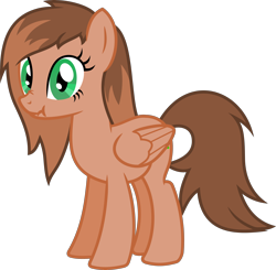 Size: 4186x4108 | Tagged: safe, artist:peahead, oc, oc only, oc:kathrine, pegasus, pony, absurd resolution, green eyes, scrunchy face, show accurate, simple background, solo, transparent background, vector