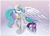 Size: 900x655 | Tagged: safe, artist:inuhoshi-to-darkpen, princess celestia, twilight sparkle, alicorn, pony, filly, foal, snow, snowfall