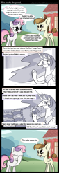 Size: 800x2362 | Tagged: safe, artist:subjectnumber2394, featherweight, princess celestia, sweetie belle, alicorn, pony, comic, the cake is a lie