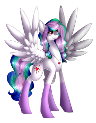 Size: 1485x1901 | Tagged: safe, artist:alithecat1989, oc, oc only, pegasus, pony, female, mare, request, simple background, smiling, solo, spread wings, transparent background