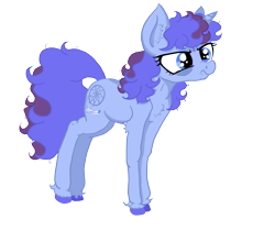 Size: 2125x1780 | Tagged: safe, artist:paskanaakka, derpibooru exclusive, oc, oc only, oc:midnight dew, pony, unicorn, bags under eyes, chest fluff, colored hooves, ear fluff, frown, grumpy, messy mane, nose wrinkle, scrunchy face, simple background, solo, tired, transparent background, unshorn fetlocks