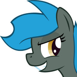 Size: 512x512 | Tagged: safe, artist:the smiling pony, oc, oc only, oc:jade shine, pegasus, pony, .svg available, bust, derpibooru badge, golden eyes, grin, portrait, simple background, smiling, solo, svg, transparent background, vector