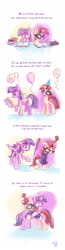 Size: 900x3455 | Tagged: safe, artist:tsitra360, moondancer, twilight sparkle, twilight sparkle (alicorn), alicorn, pony, amending fences, bipedal, book, comic, crying, cute, daaaaaaaaaaaw, dancerbetes, eyes closed, feels, female, floppy ears, frown, grin, heartwarming, hug, magic, mare, raised hoof, reading, sad, smiling, sweet dreams fuel, telekinesis, twiabetes