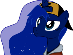Size: 2999x2262 | Tagged: safe, artist:2snacks, artist:razorxpro, princess luna, alicorn, pony, clothes, gold, hat, simple background, solo, transparent background, two best sisters play, vector