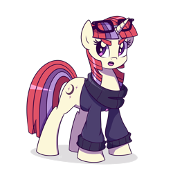 Size: 2000x2000 | Tagged: safe, artist:elzielai, moondancer, pony, unicorn, amending fences, female, horn, mare, solo