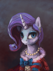 Size: 4800x6400 | Tagged: safe, artist:malinetourmaline, rarity, pony, unicorn, absurd resolution, bust, portrait, solo