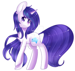 Size: 1024x963 | Tagged: safe, artist:twily-star, oc, oc only, oc:windy, pony, unicorn, chest fluff, female, mare, simple background, solo, transparent background, watermark